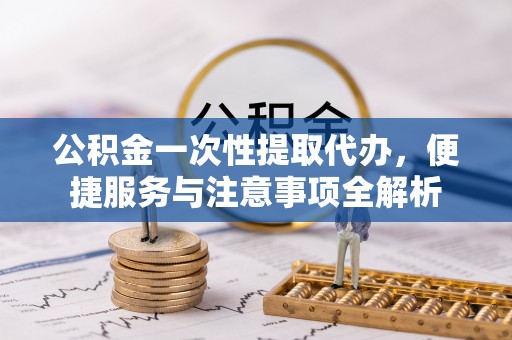 茶陵公积金一次性提取代办，便捷服务与注意事项全解析