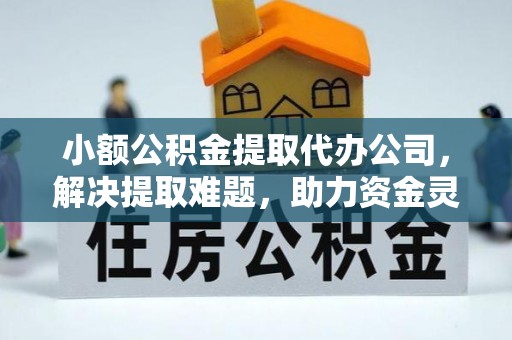 茶陵小额公积金提取代办公司，解决提取难题，助力资金灵活使用
