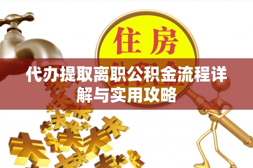 茶陵代办提取离职公积金流程详解与实用攻略