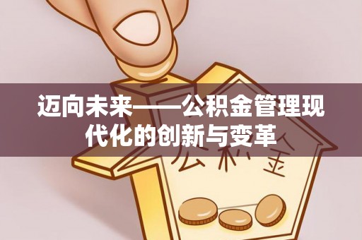 茶陵迈向未来——公积金管理现代化的创新与变革