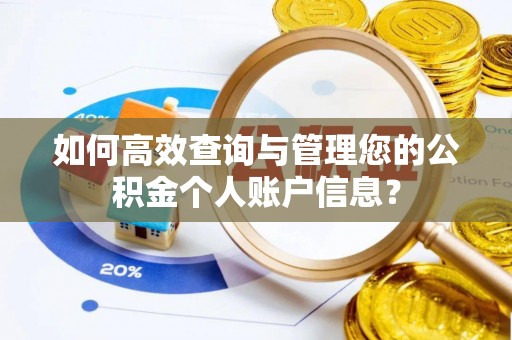 茶陵如何高效查询与管理您的公积金个人账户信息？