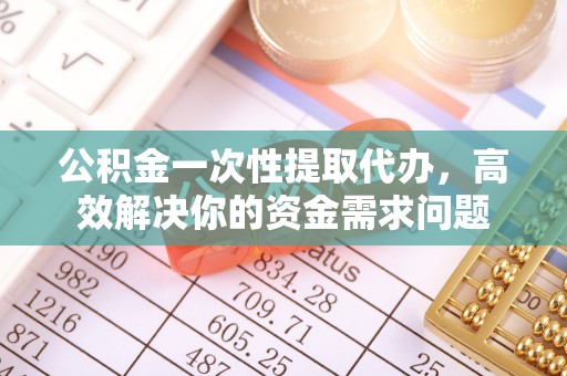 茶陵公积金一次性提取代办，高效解决你的资金需求问题