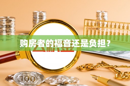 茶陵购房者的福音还是负担？