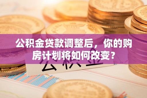 茶陵公积金贷款调整后，你的购房计划将如何改变？