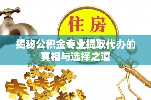 茶陵揭秘公积金专业提取代办的真相与选择之道
