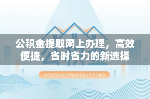 茶陵公积金提取网上办理，高效便捷，省时省力的新选择