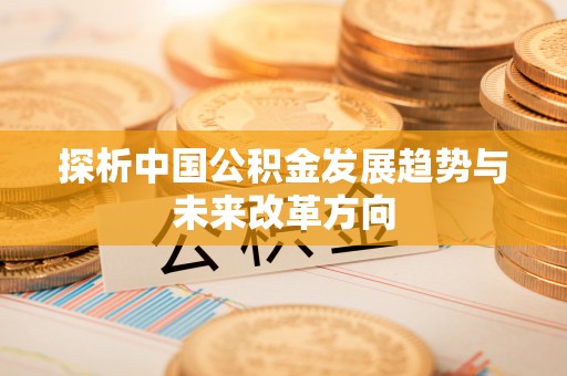 茶陵探析中国公积金发展趋势与未来改革方向