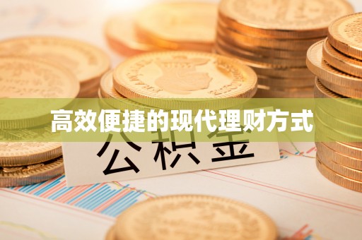 茶陵高效便捷的现代理财方式