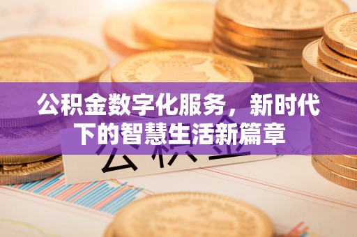 茶陵公积金数字化服务，新时代下的智慧生活新篇章