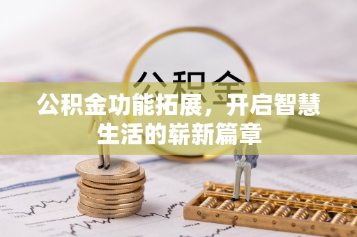 茶陵公积金功能拓展，开启智慧生活的崭新篇章