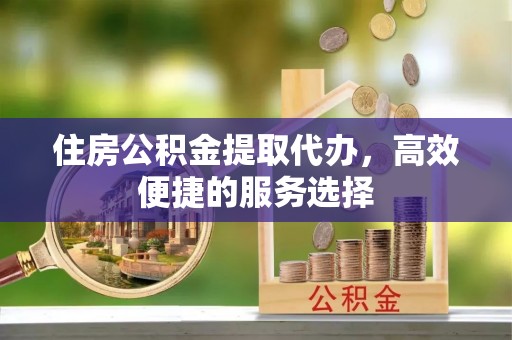茶陵住房公积金提取代办，高效便捷的服务选择