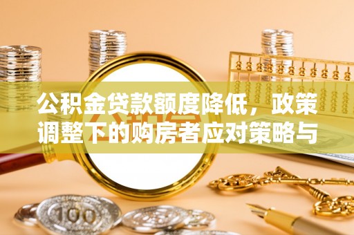 茶陵公积金贷款额度降低，政策调整下的购房者应对策略与未来趋势
