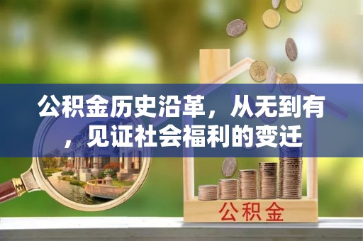 茶陵公积金历史沿革，从无到有，见证社会福利的变迁
