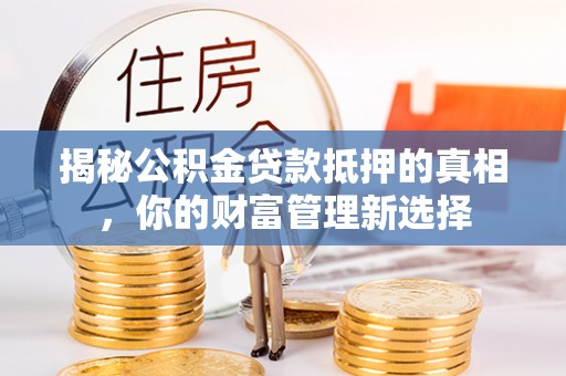 茶陵揭秘公积金贷款抵押的真相，你的财富管理新选择