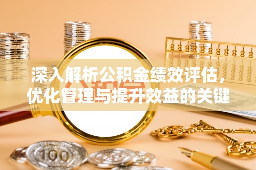 茶陵深入解析公积金绩效评估，优化管理与提升效益的关键路径