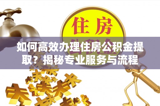 茶陵如何高效办理住房公积金提取？揭秘专业服务与流程