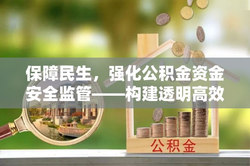 茶陵保障民生，强化公积金资金安全监管——构建透明高效的管理体系