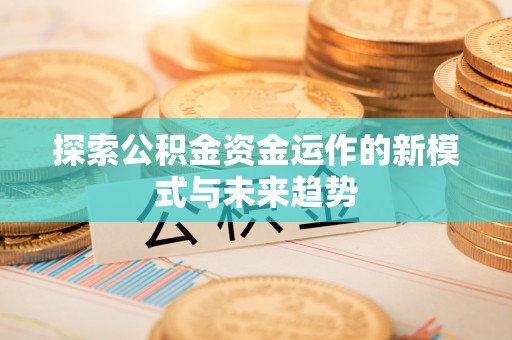 茶陵探索公积金资金运作的新模式与未来趋势