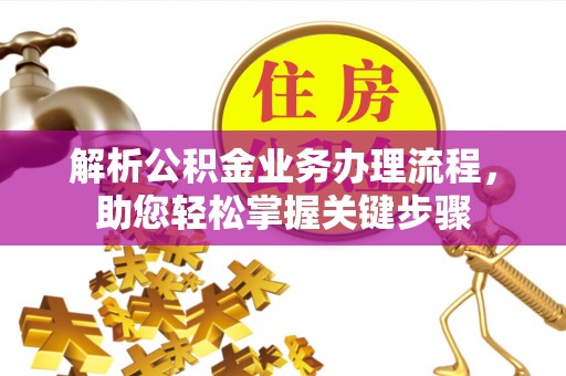 茶陵解析公积金业务办理流程，助您轻松掌握关键步骤