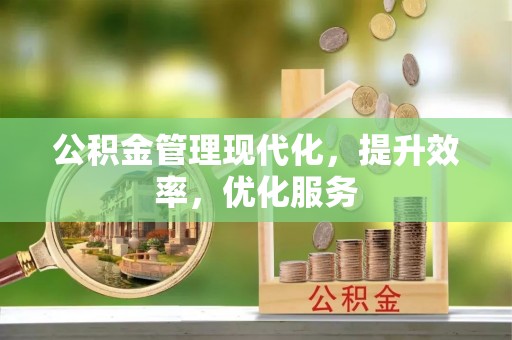 茶陵公积金管理现代化，提升效率，优化服务
