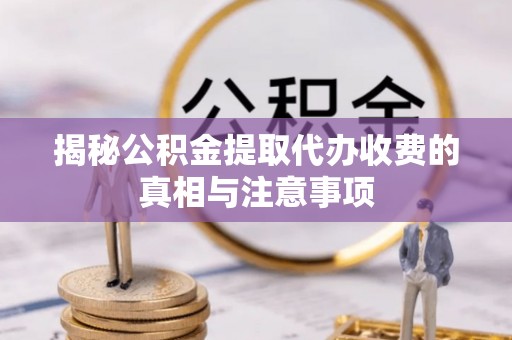 茶陵揭秘公积金提取代办收费的真相与注意事项