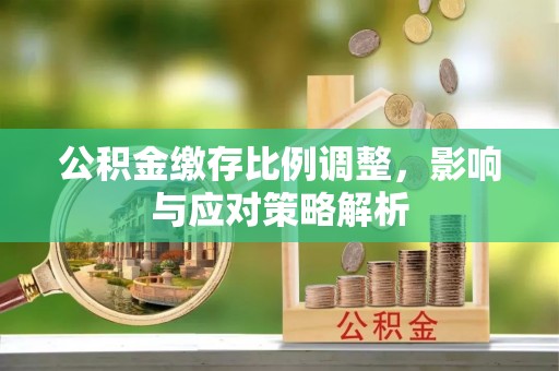 茶陵公积金缴存比例调整，影响与应对策略解析