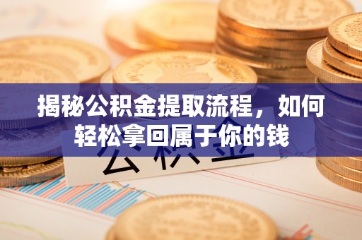 茶陵揭秘公积金提取流程，如何轻松拿回属于你的钱