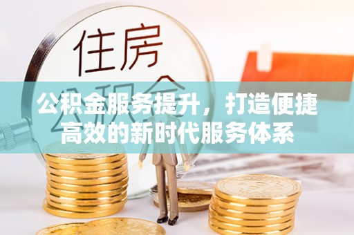 茶陵公积金服务提升，打造便捷高效的新时代服务体系