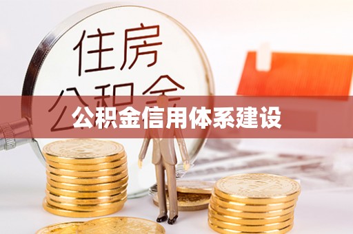 茶陵公积金信用体系建设