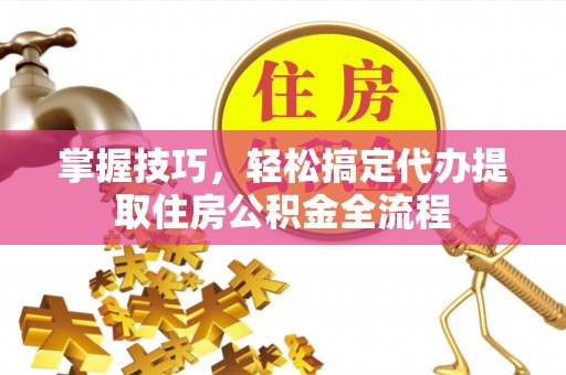 茶陵掌握技巧，轻松搞定代办提取住房公积金全流程