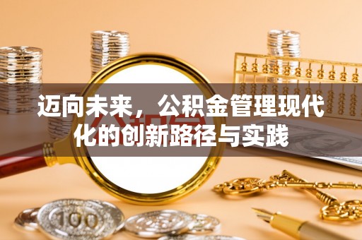 茶陵迈向未来，公积金管理现代化的创新路径与实践