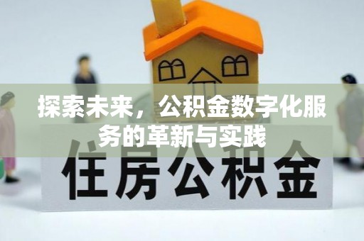 茶陵探索未来，公积金数字化服务的革新与实践