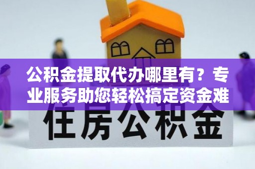茶陵公积金提取代办哪里有？专业服务助您轻松搞定资金难题